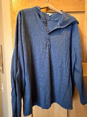 Calvin Klein Mens XXL Sweater with Hoodie Gray
